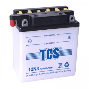 TCS摩托车干荷通俗型水电池12N3