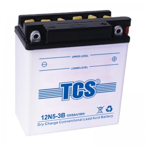 TCS摩托车干荷通俗型水电池12N5-3B