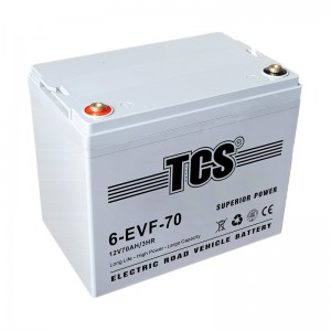 TCS电动蹊径车电池6-EVF-70