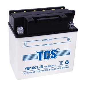 TCS摩托车干荷通俗型水电池 YB16CL-B