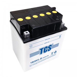 TCS摩托车电池干荷通俗型水电池 YB30CL-B
